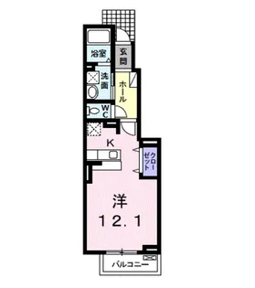 セイバリーD【0102号室】の間取り