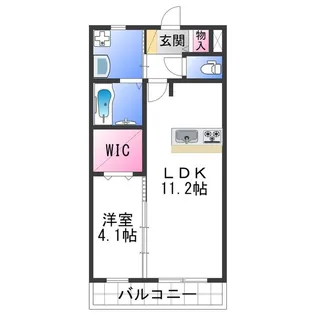 ノースタツノⅡ【2階】の間取り