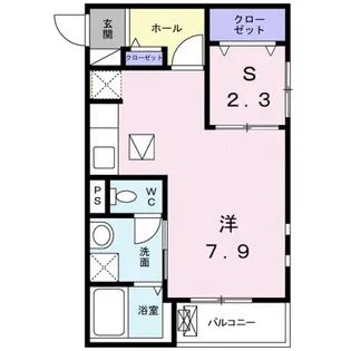 プルメリア【1階】の間取り