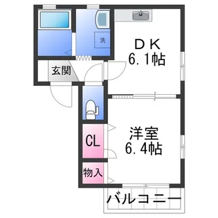 フォーレス・ノベル【2階】の間取り