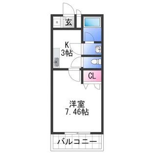 グリーン フォ−リスト【212号室】の間取り