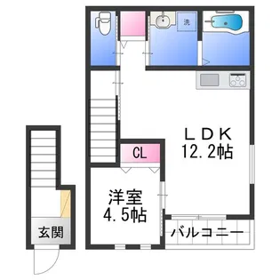 Solis北新【0205号室】の間取り