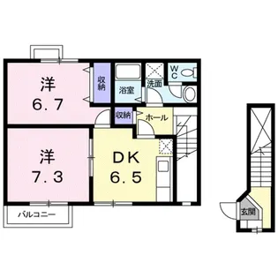 ルミエール【2階】の間取り