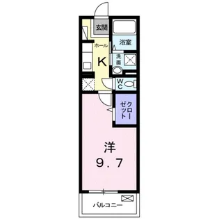 リンデンバウム Ⅰ【1階】の間取り