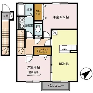 イヴェールアージュ【2階】の間取り