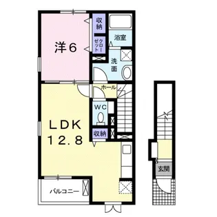 エトワール伏山【2階】の間取り