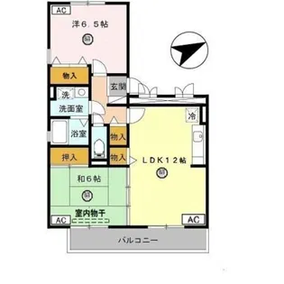 ファースト西浜【2階】の間取り