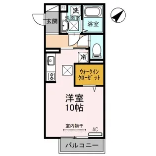 ドイスドゥアス【2階】の間取り