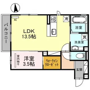 La maison Chico Rich【0302号室】の間取り