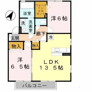 サンベアーⅡ【201号室】の間取り