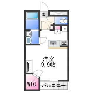 レオパレスNISHINOOKA【1階】の間取り