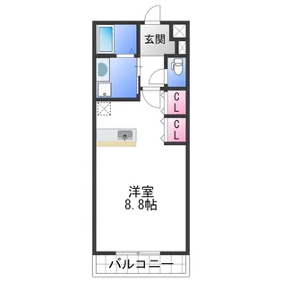 M ディアマンテ【2階】の間取り