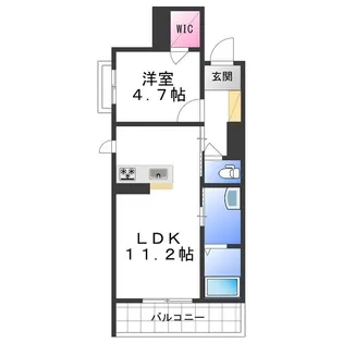 ベレオ小松原【2階】の間取り