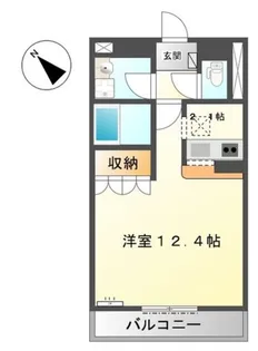 ハイム・サザンクロス【1階】の間取り