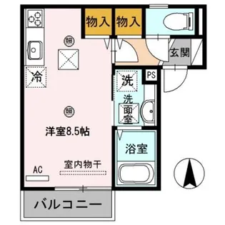 D−room塩屋【1階】の間取り