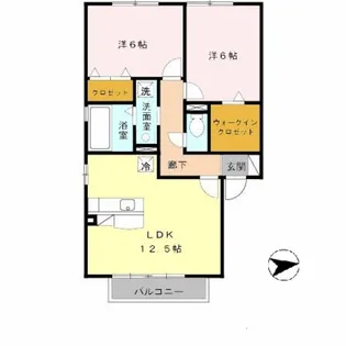 サンヴィレッジ田尻 B棟【2階】の間取り