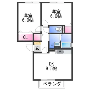 J−ロイネット【1階】の間取り