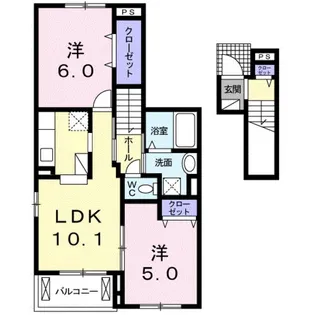 セイバリーブリーズ【3階】の間取り