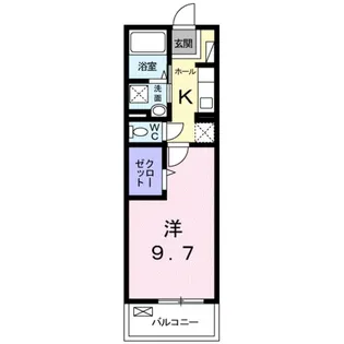 レジデンスTK【1階】の間取り