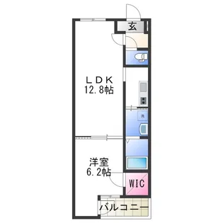 フジパレス市駅北【3階】の間取り
