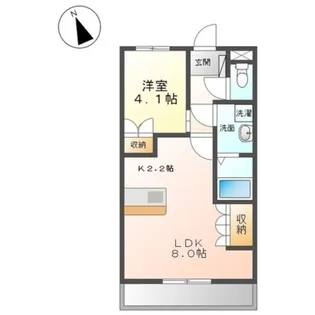 パロ・アルトB【1階】の間取り