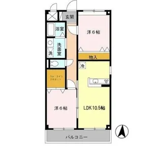 グラン・フィオーレ【2階】の間取り