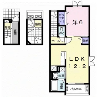 アーバンソレイユ【3階】の間取り