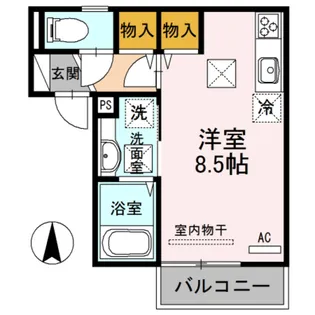 D−room塩屋【1階】の間取り