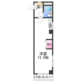 イースト・アベニュー和歌山【6階】の間取り
