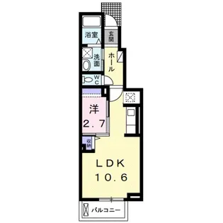 ラ・ロマネ【1階】の間取り