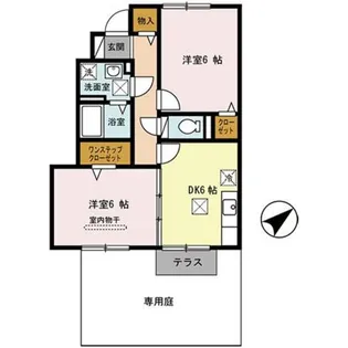 イヴェールアージュ【1階】の間取り