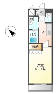 ピースフル モア メルセ【3階】の間取り
