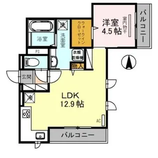 クレスト光洋【2階】の間取り