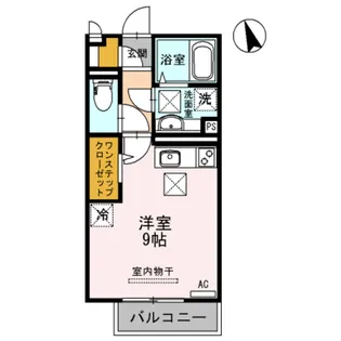 クレール出島【1階】の間取り