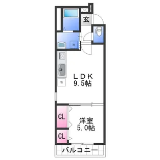 フジパレス吹屋町EAST【2階】の間取り