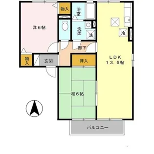 ハイツ・アドヴァンス【2階】の間取り