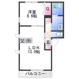 シャーメゾンWILL【3階】の間取り