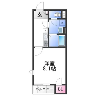 レオネクストメゾンエトワール【1階】の間取り