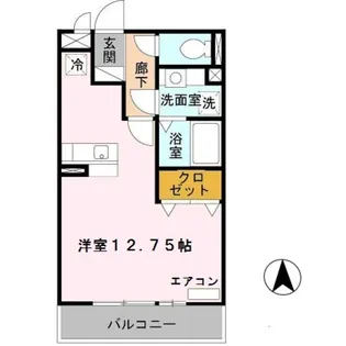 グラン ヴィル【1階】の間取り