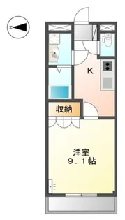 レ・シルフィード【1階】の間取り