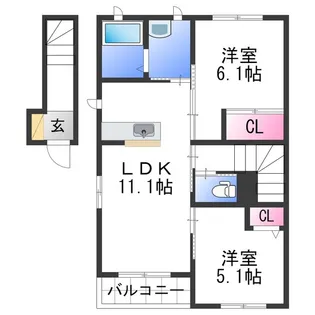 アート・ソレイユ【2階】の間取り