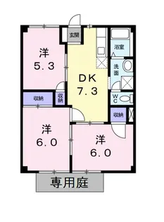 アーバンハウスⅡ【1階】の間取り
