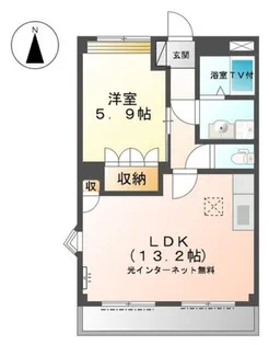 リュミエール【2階】の間取り
