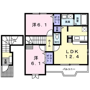 アルモニー Ⅰ【2階】の間取り