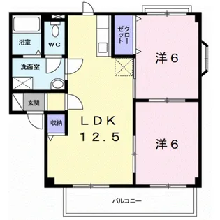 グレイスⅠ【1階】の間取り