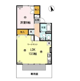 セジュールMT【1階】の間取り