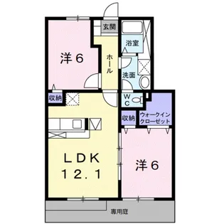 ロマネコンティⅢ【1階】の間取り
