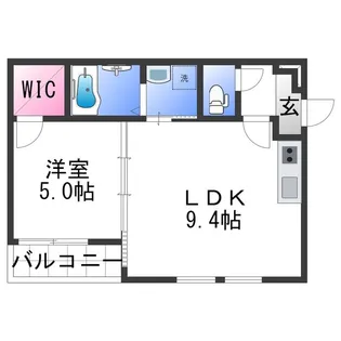 アメニティ 高松【2階】の間取り