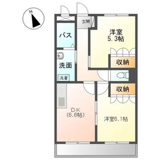 コムス・エルアール【3階】の間取り