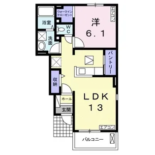 プリエールⅡ【1階】の間取り